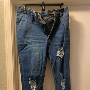 Fashion nova high waste skinny jeans